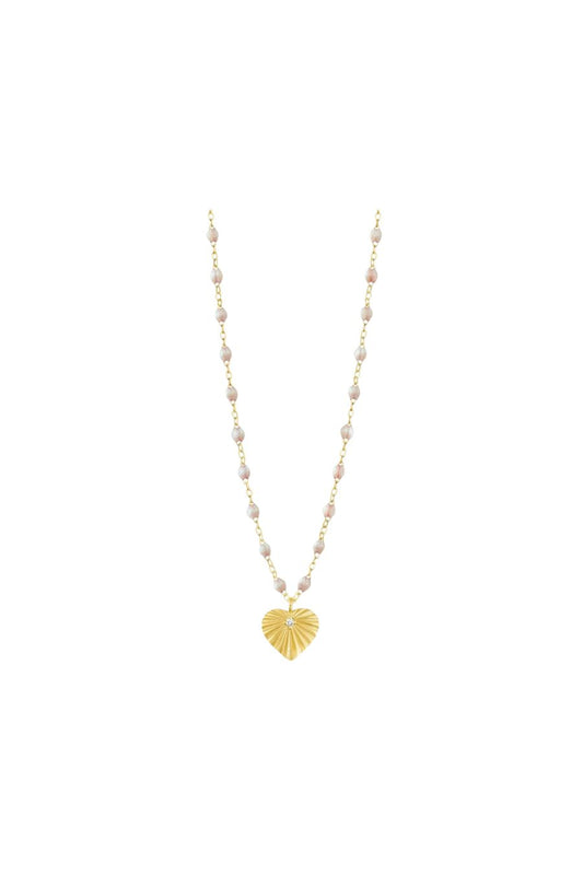 Heart Lumière Opal Diamond Necklace