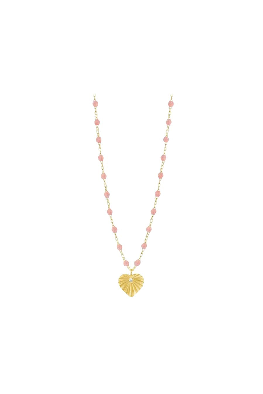 Heart Lumière Blush Diamond Necklace