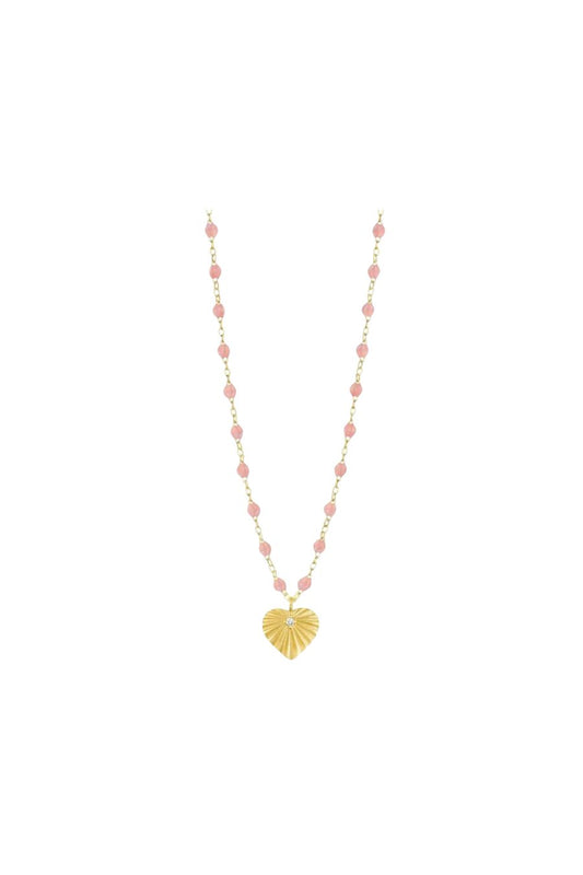 Heart Lumière Blush Diamond Necklace