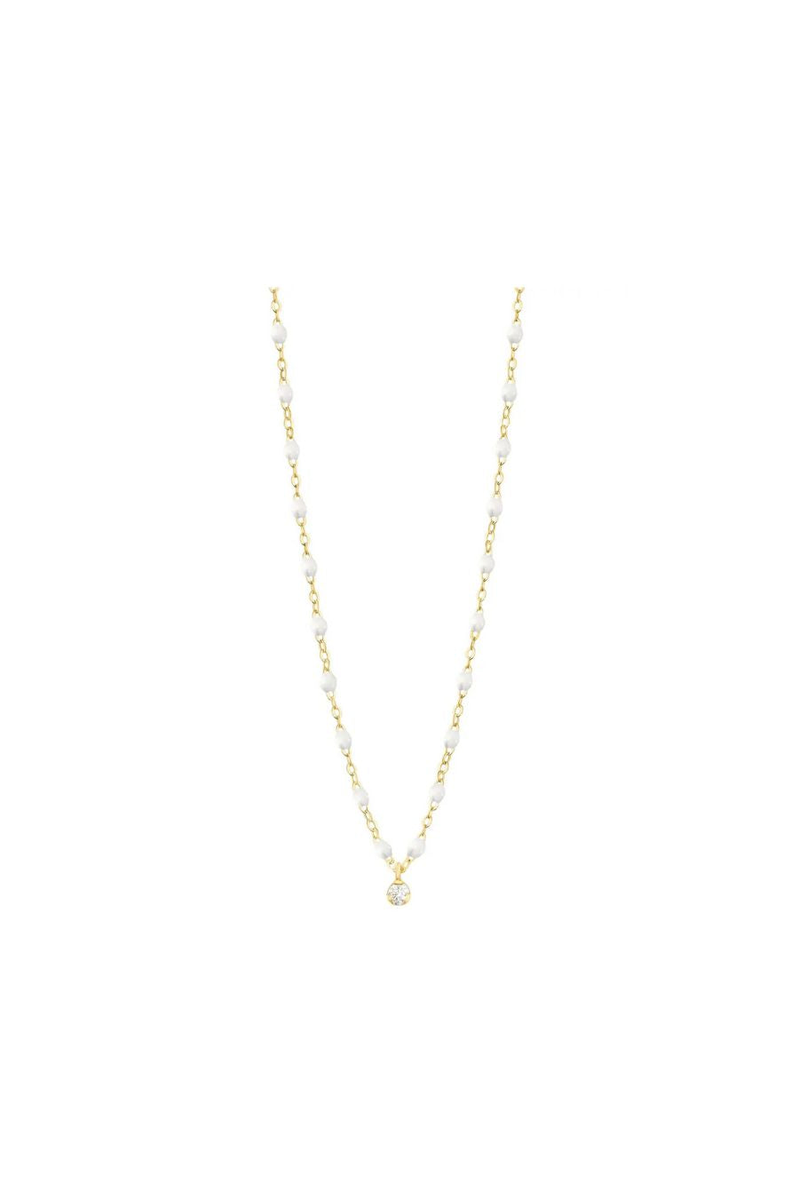 Classic Gigi Supreme Classic 1 White Necklace