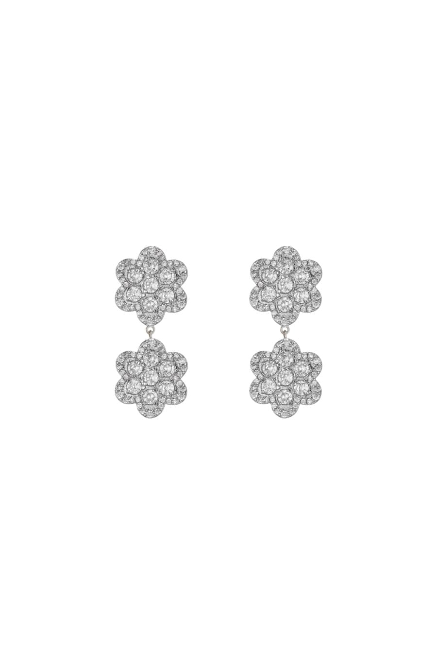 Delphine Pave Double in White Gold