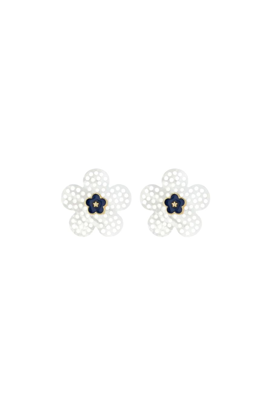 Brigitta Stud in Navy