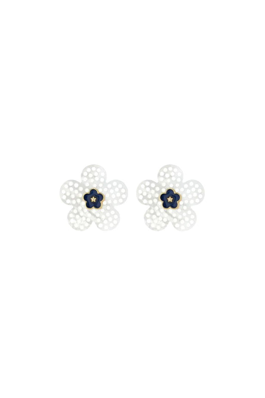 Brigitta Stud in Navy