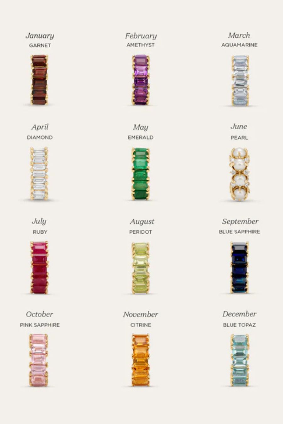 Garnet Baguette Big Bead