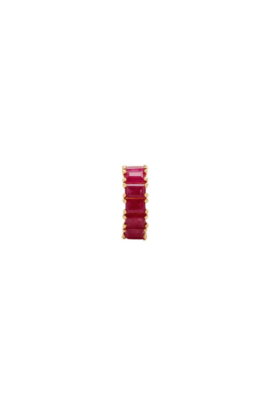 Ruby Baguette Big Bead