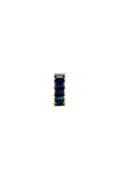 Blue Sapphire Baguette Big Bead