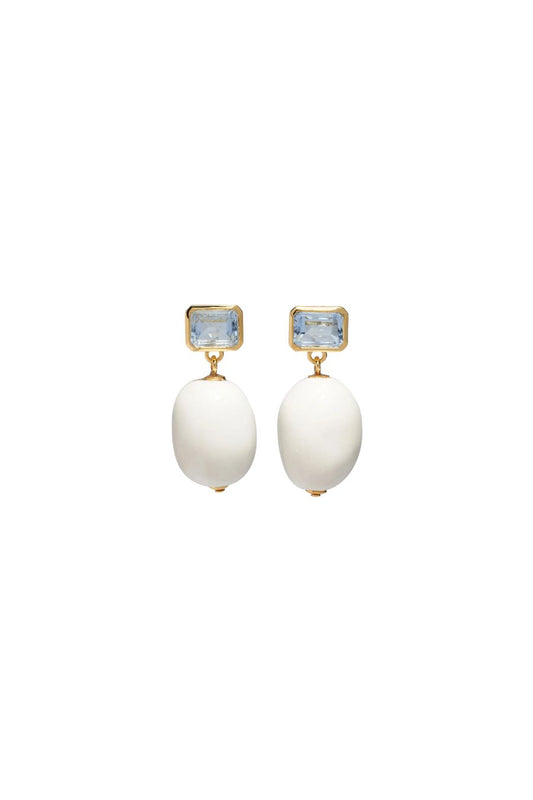 La Paz Earrings in Ivory