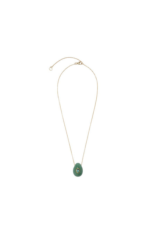 Constance Necklace in Green Aventurine