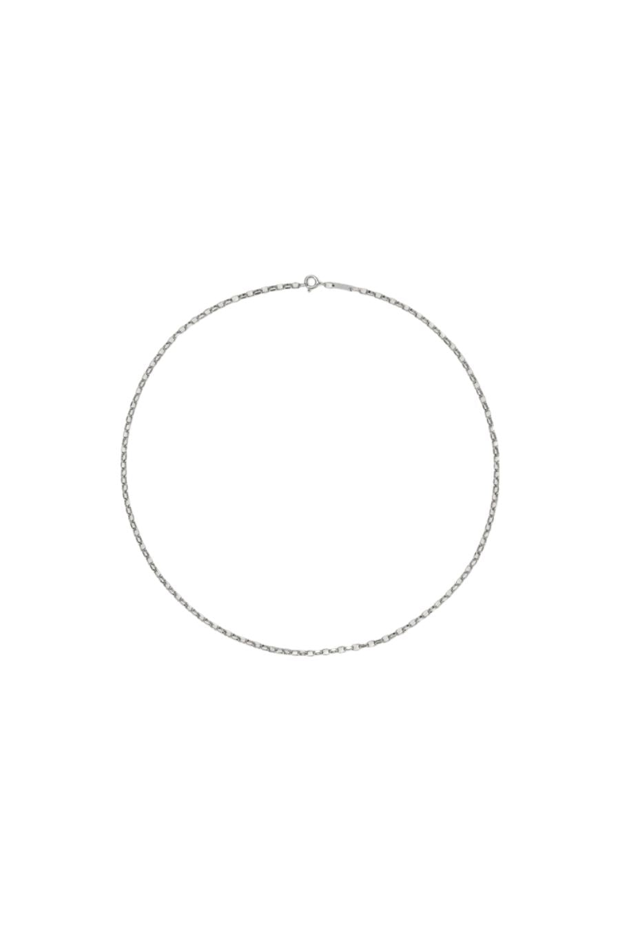 16" 2mm Italian Chain Necklace in Sterling Silver