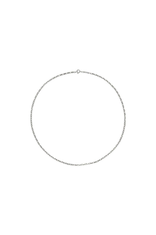 18" 2mm Italian Chain Necklace in Sterling Silver