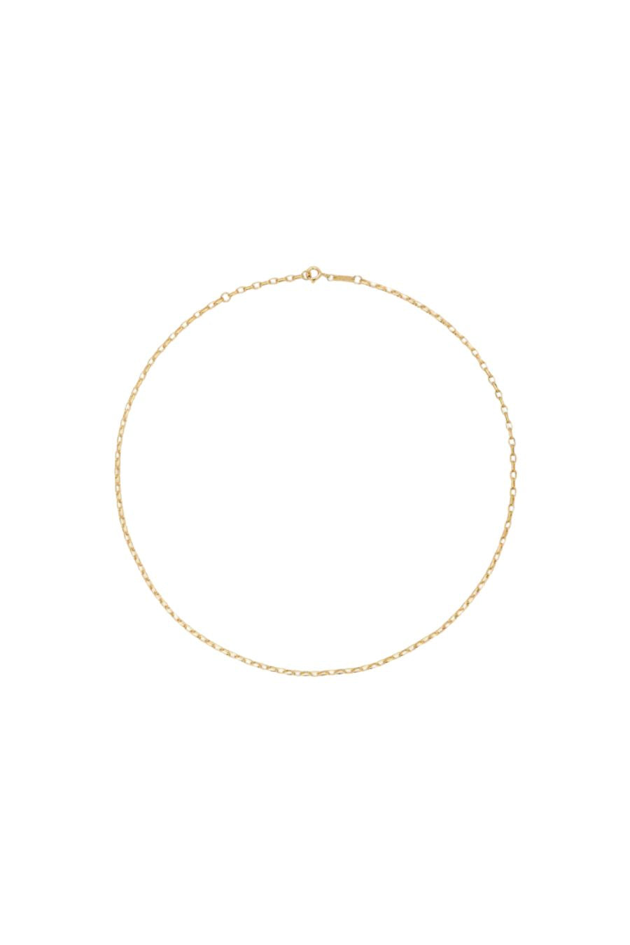 16" 2mm Italian Chain Necklace in 14k Yellow Gold