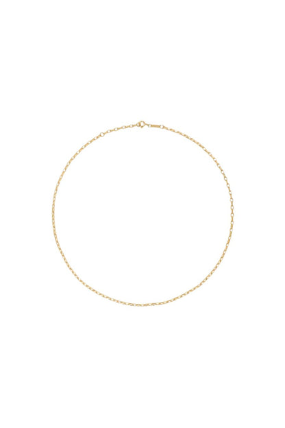 16" 2mm Italian Chain Necklace in 14k Yellow Gold