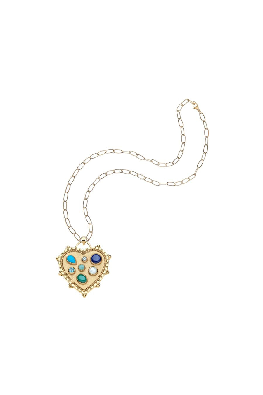 JW X LA VIE Chunky Treasure Trove Heart Necklace