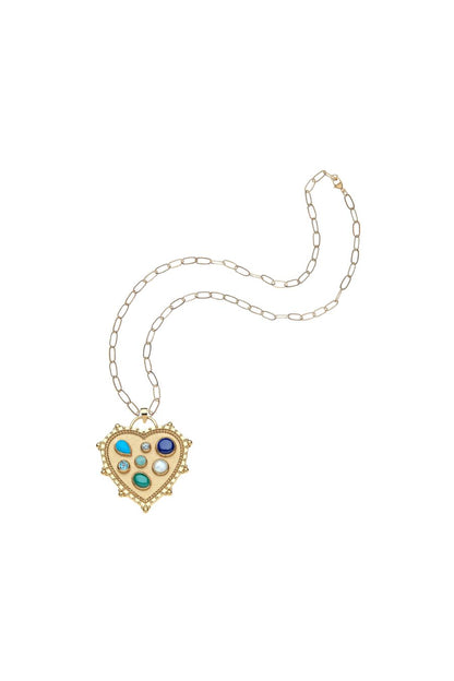 JW X LA VIE Chunky Treasure Trove Heart Necklace