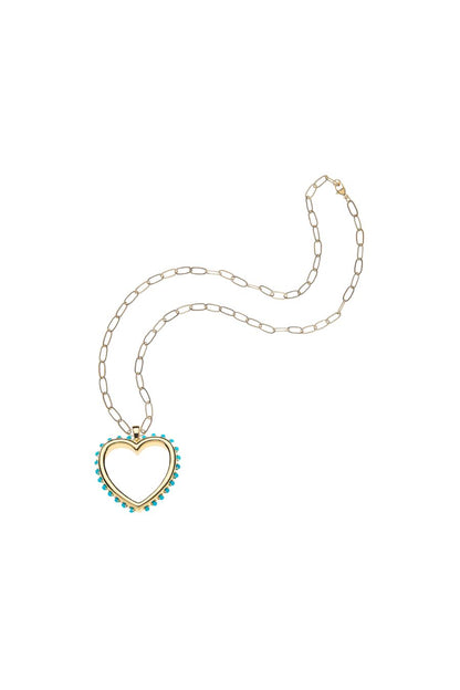 JW x LA VIE Love Open Your Heart Pendant Necklace