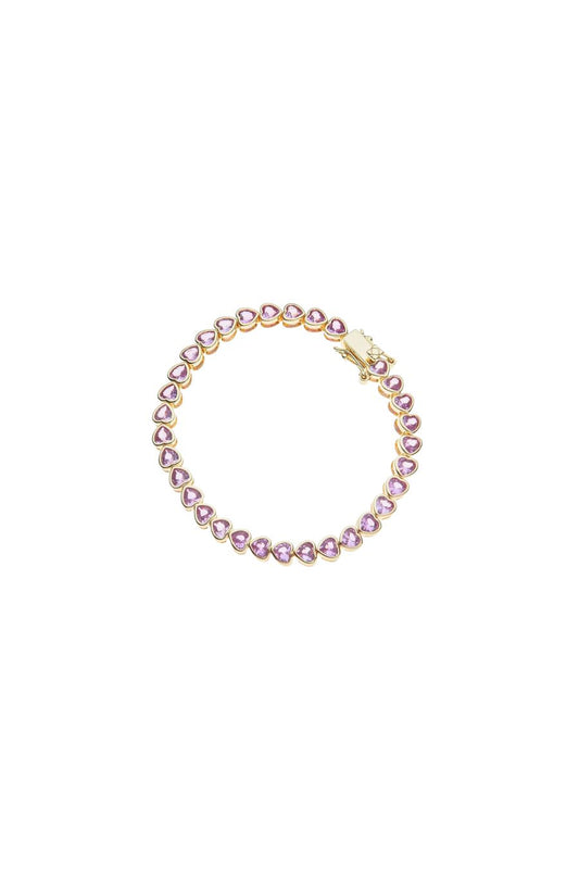 Made from LOVE Pink Tennis Bracelet