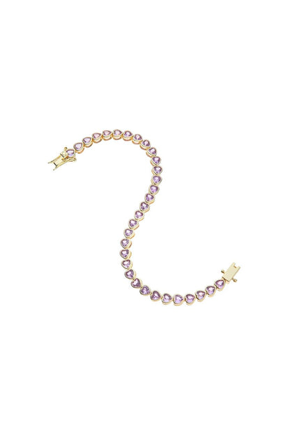 Made from LOVE Pink Tennis Bracelet