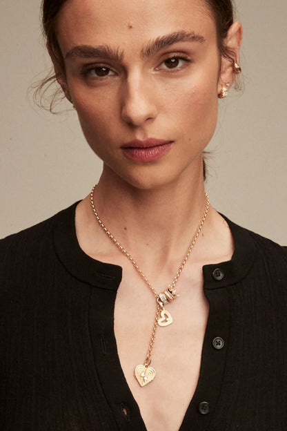 Rolo Chain Lariat Necklace