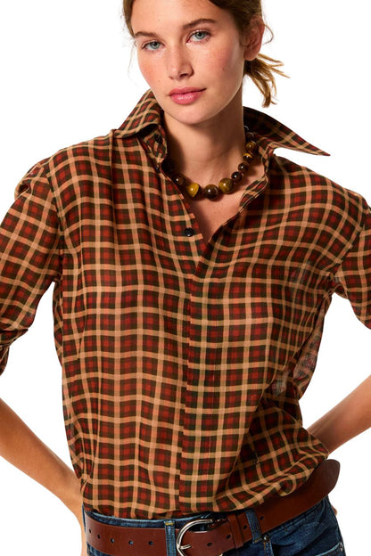 The Very Big Bead Stone Necklace in Tiger's Eye