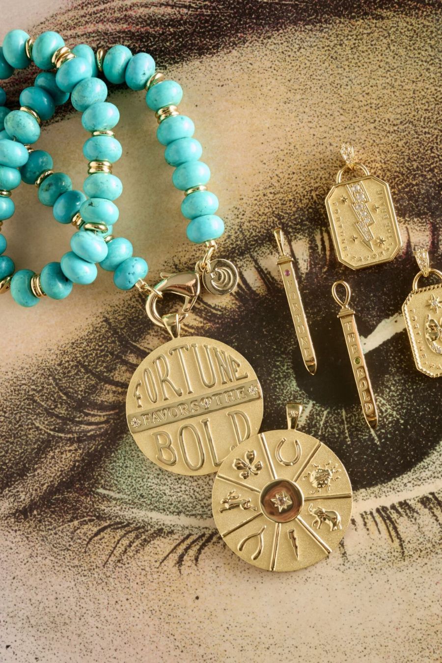 STRONG Stone Collector Turquoise Beaded Necklace