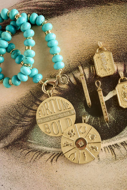 STRONG Stone Collector Turquoise Beaded Necklace