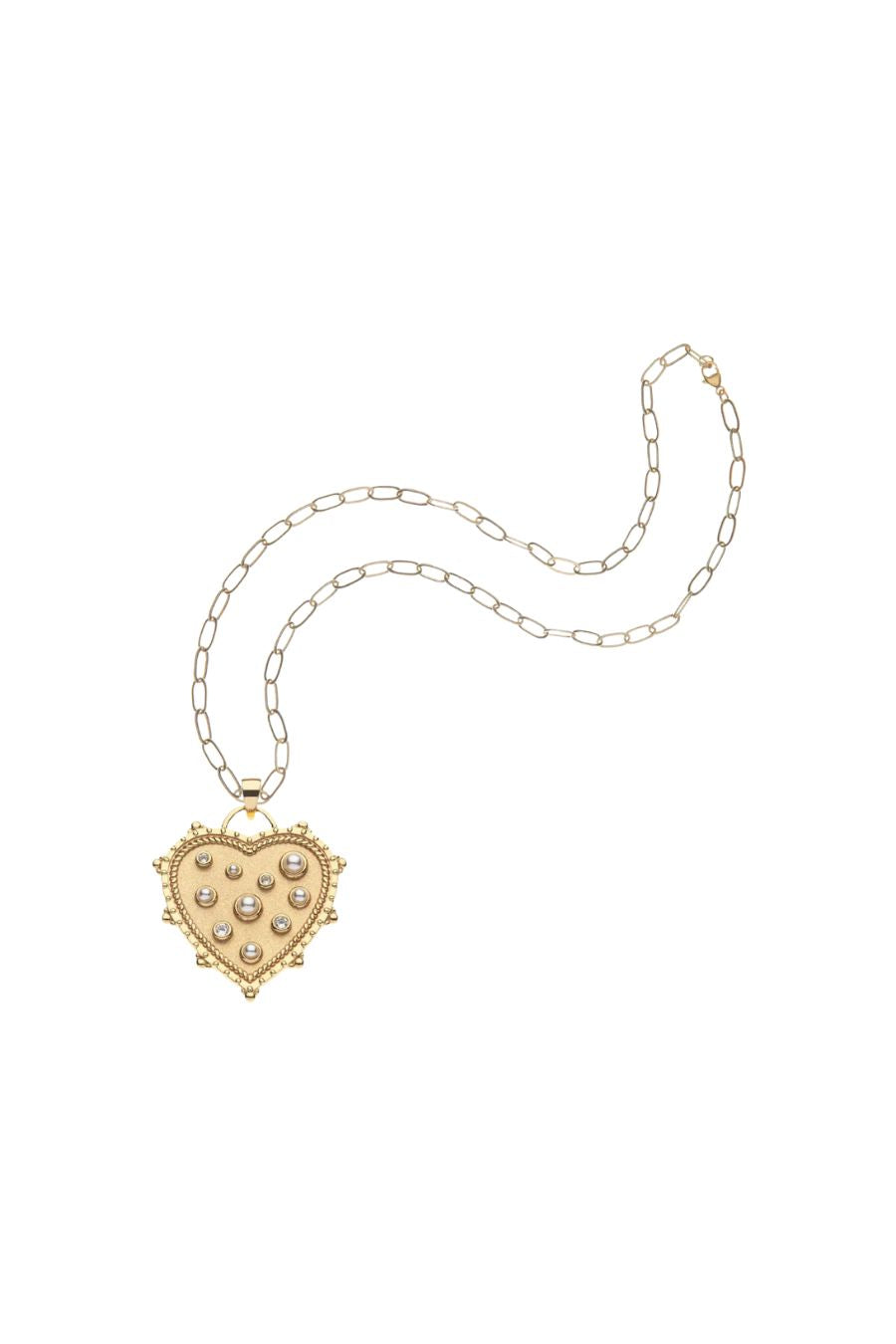 LOVE in the Air Heart Necklace