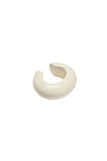 Arc Cuff in Alabaster
