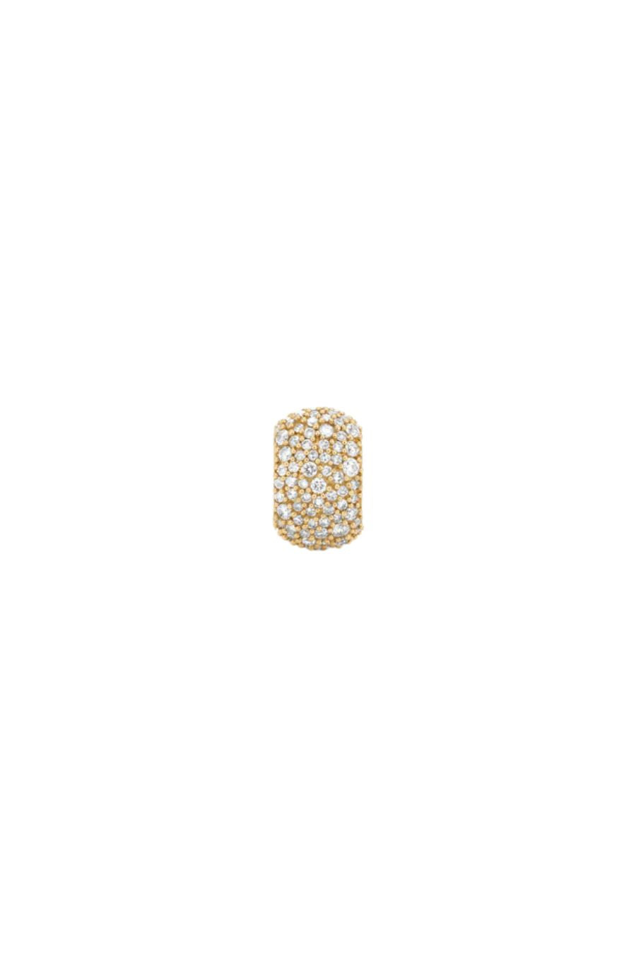 Wide Pavé Big Bead in Diamond