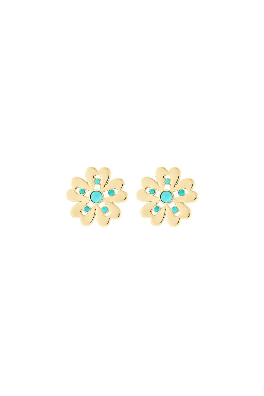 Majorelle Stud in Turquoise