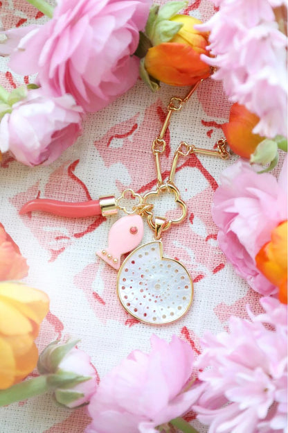 Madaket Fish Charm in Pink Coral