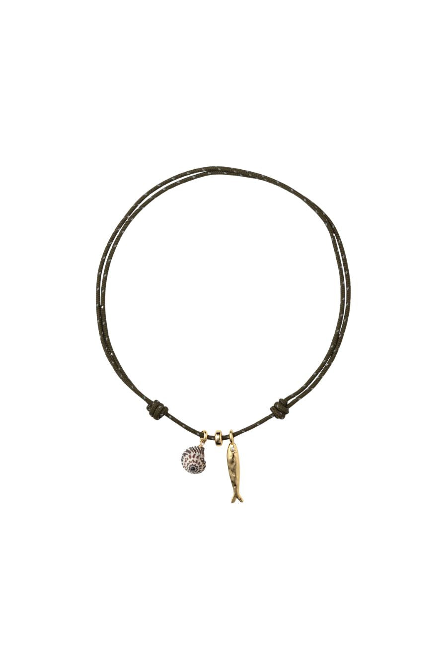 Corvo Necklace in Green