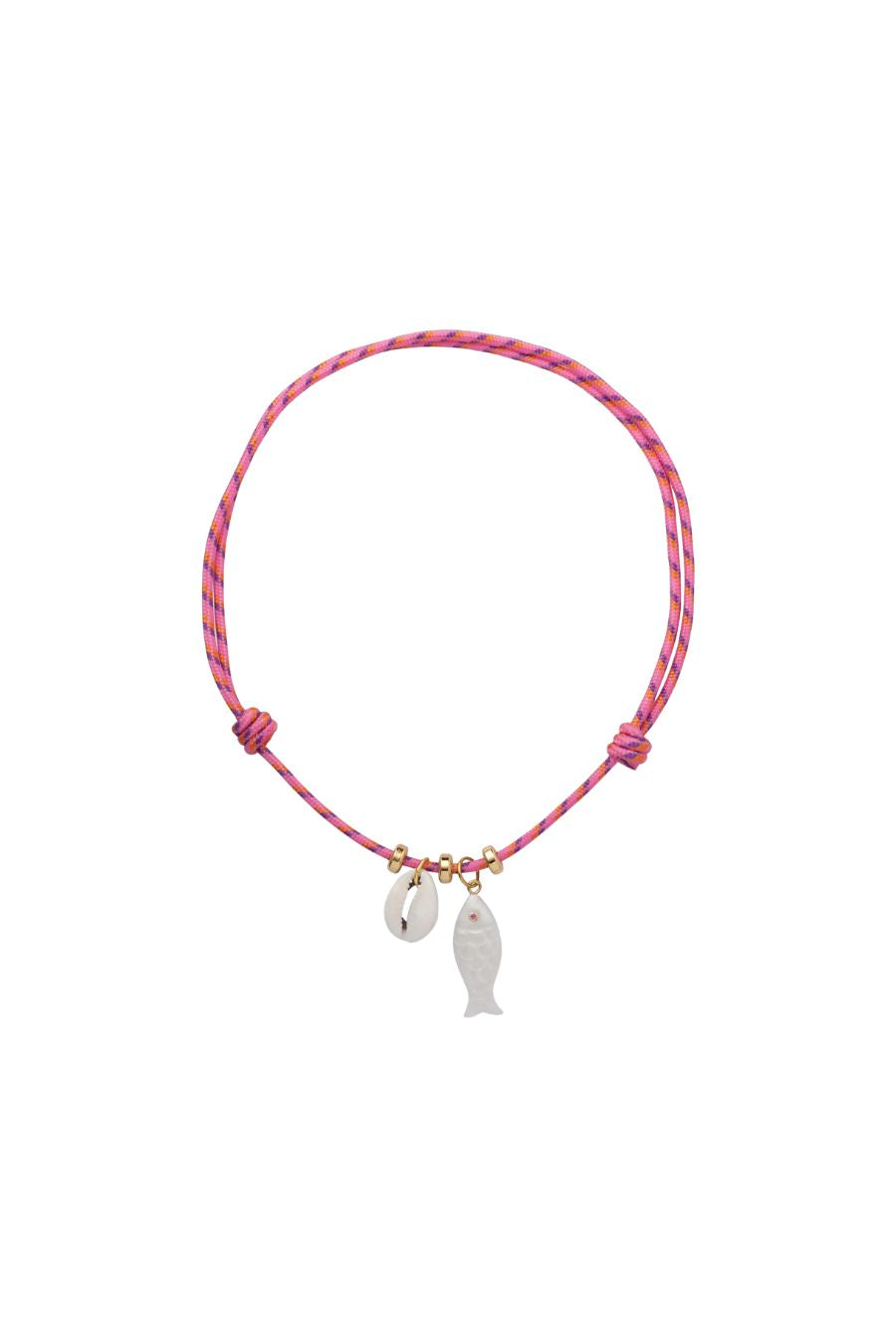 Ollie Necklace in Pink