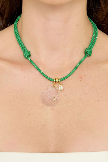 Salgada Necklace in Green