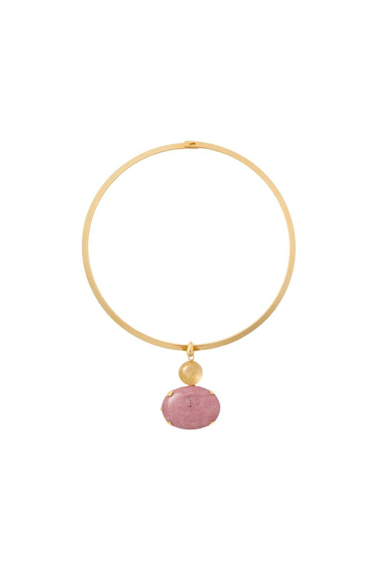 Zaria Necklace Rhodonite