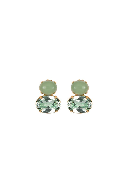 Yvette Earrings in Chalcedony