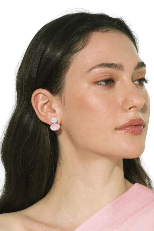 Yvette Earrings in Agate