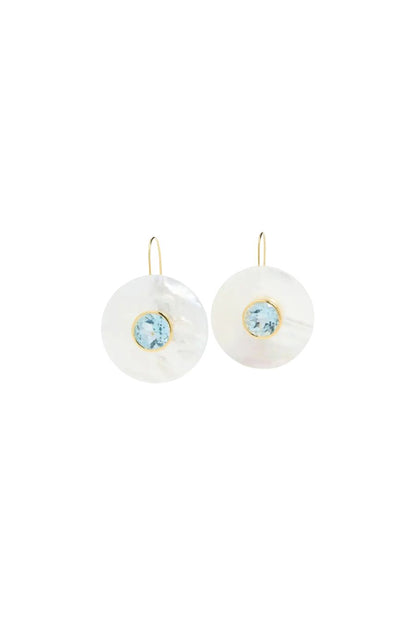 Taj Blue Topaz Earrings