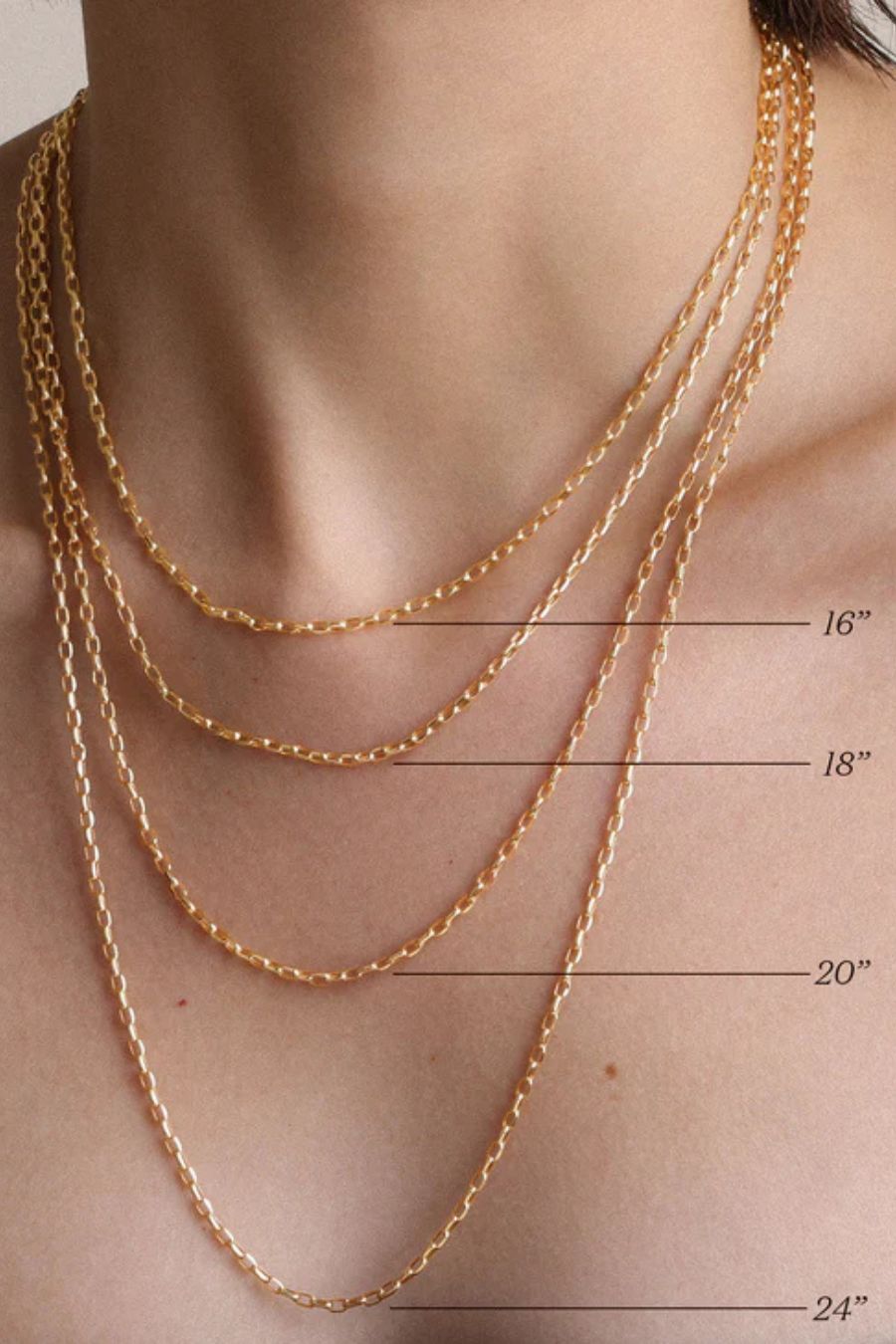 16" 2mm Italian Chain Necklace in Sterling Silver