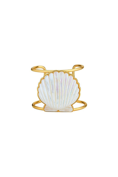 Scallop Shell Cuff in MOP