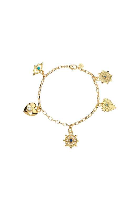 PROTECT Evil Eye Charm Bracelet