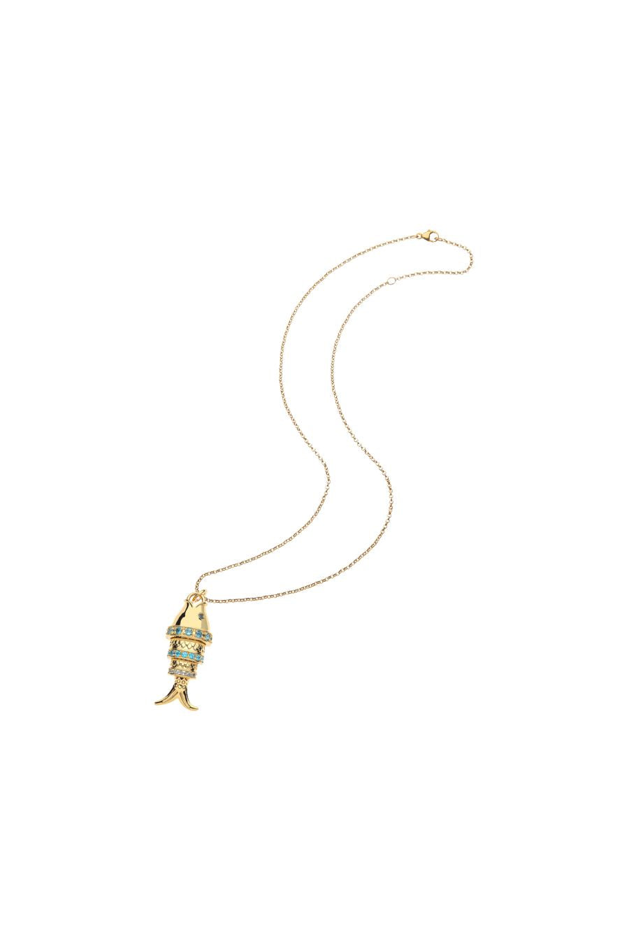 STRONG Rainbow Fish Necklace