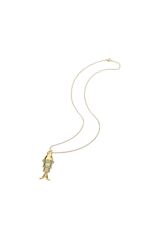 STRONG Rainbow Fish Necklace
