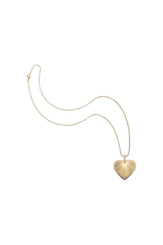 LOVE Sun Palm Heart Necklace