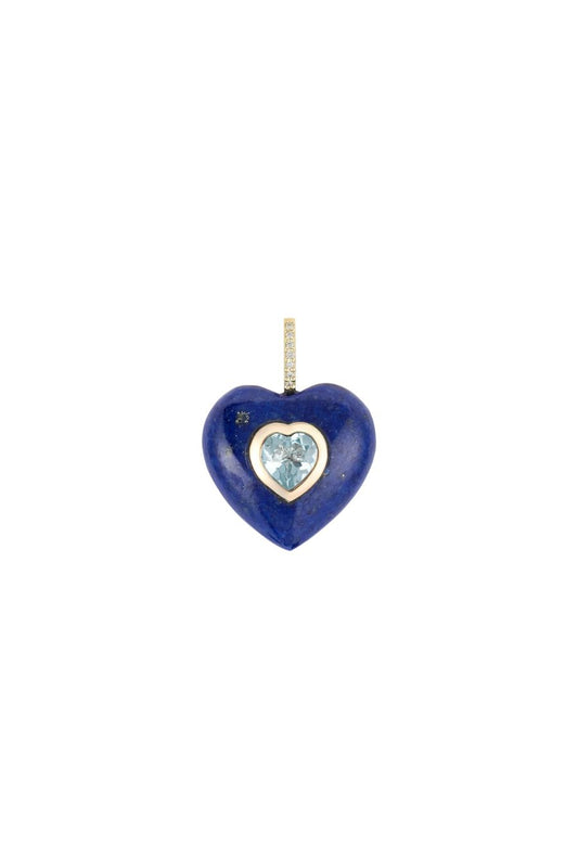 Lapis Lazuli Heart Pendant