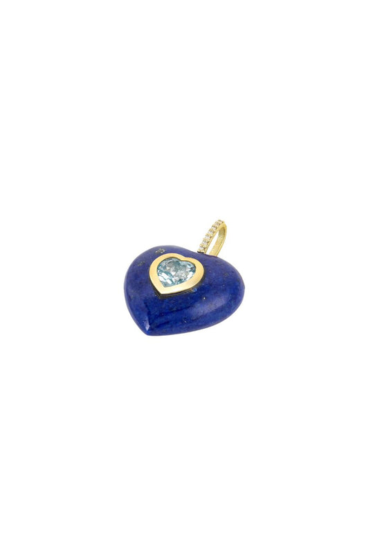 Lapis Lazuli Heart Pendant