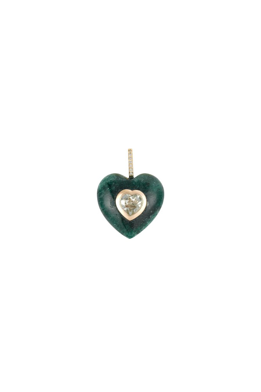 Green Aventurine Heart Pendant