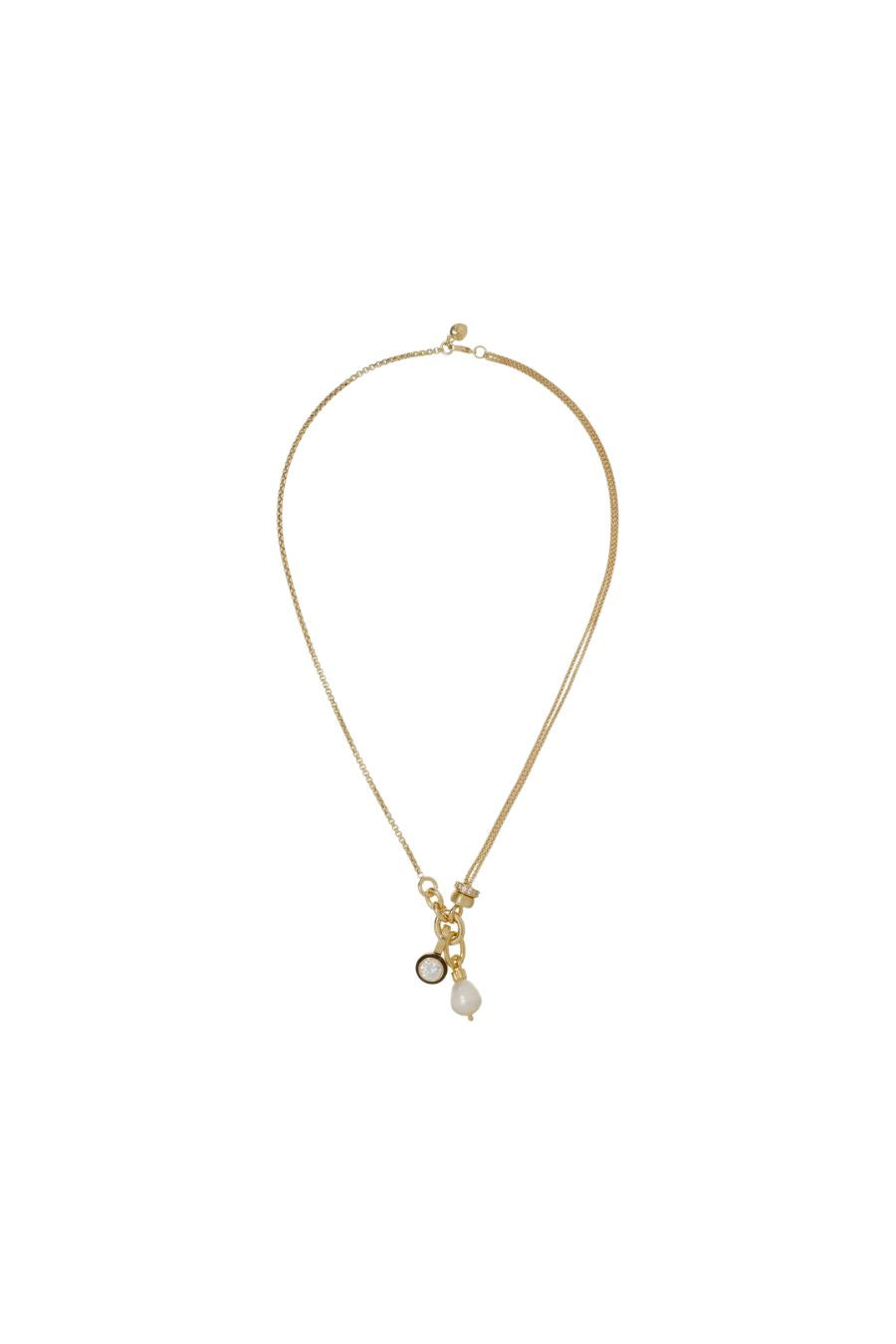 Double Drop Cubic Pendant