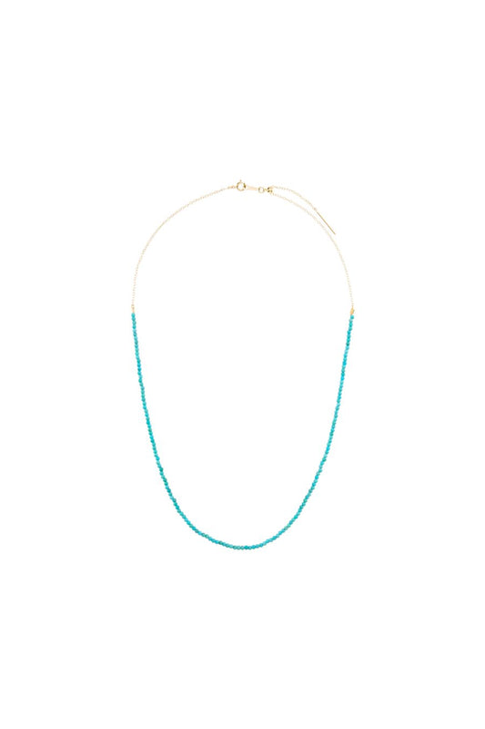 Tiny Gem Necklace in Turquoise