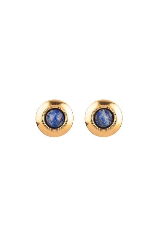 Alva Earrings in Lapis