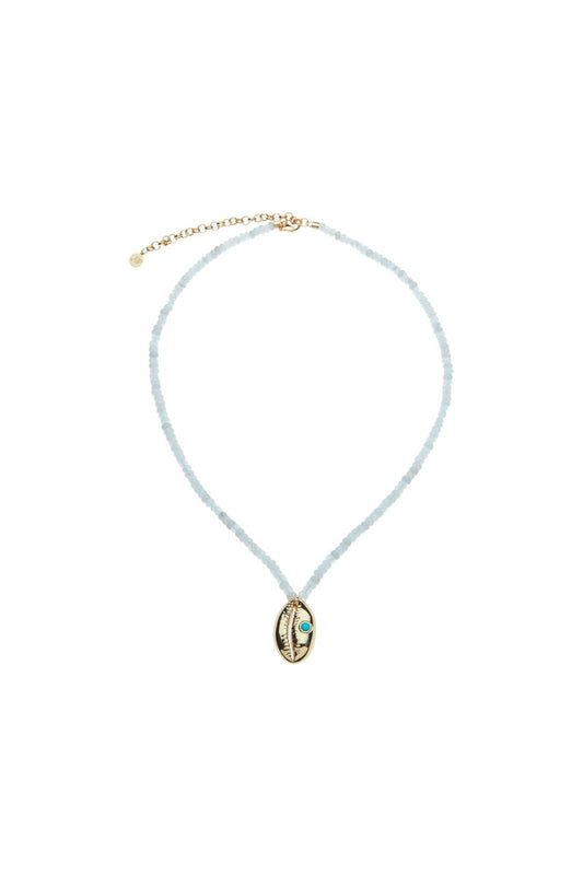 Strong in the Waves Beaded Necklace